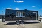 NEW 2025 8.5X24 ENCLOSED MOBILE CONCESSION KITCHEN FOOD BBQ VENDING TRAILER