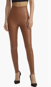 Leggings Commando Control Top Imitación Cuero Talla Mediana Cacao Nuevos - Imagen 1 de 11