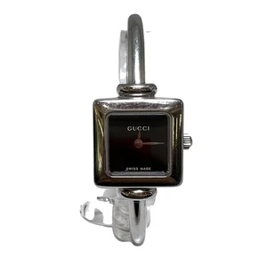 Gucci 1900L Women’s Stainless Steel Quartz Sapphire Crystal Bracelet Wristwatch - Picture 1 of 24