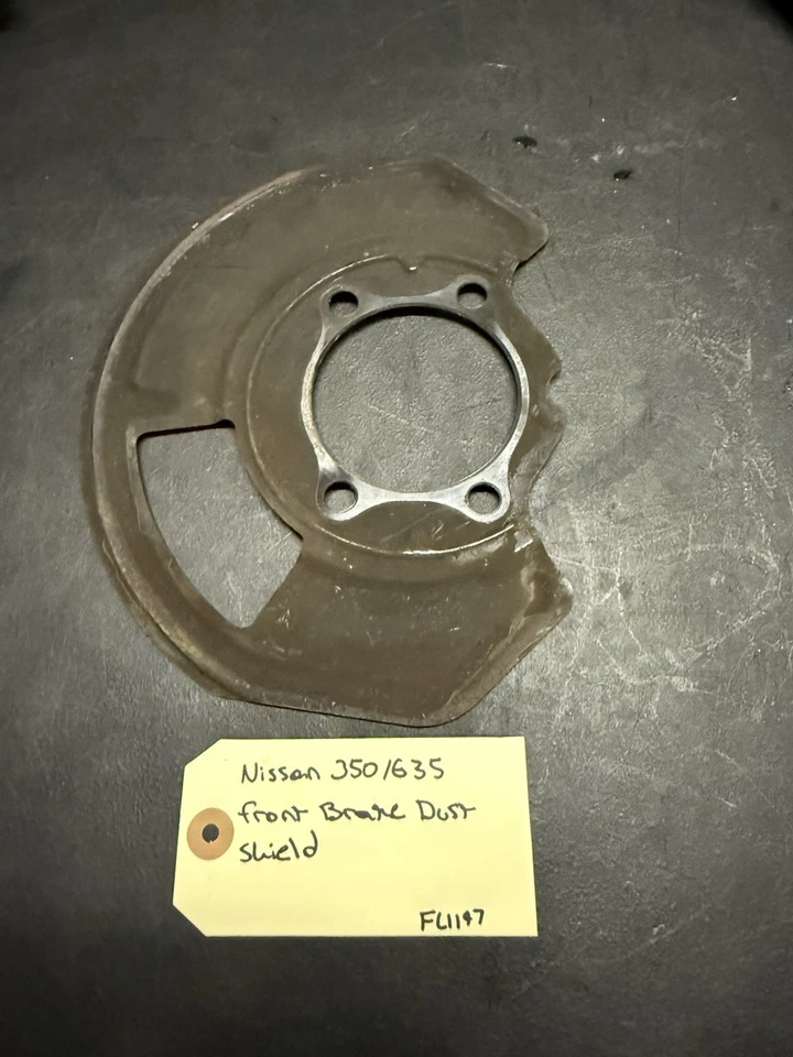 Infiniti G35 2003-07 cupé 350z protector antipolvo freno delantero fabricante de equipos originales pasajero derecho Nissan Foto 1 de 1