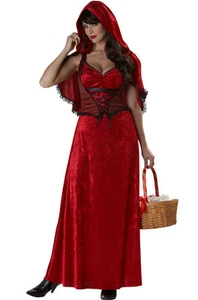 CARNEVALE COSTUME VESTITO CAPPUCCETTO ROSSO MISS RED 01279 DONNA M - Foto 1 di 1