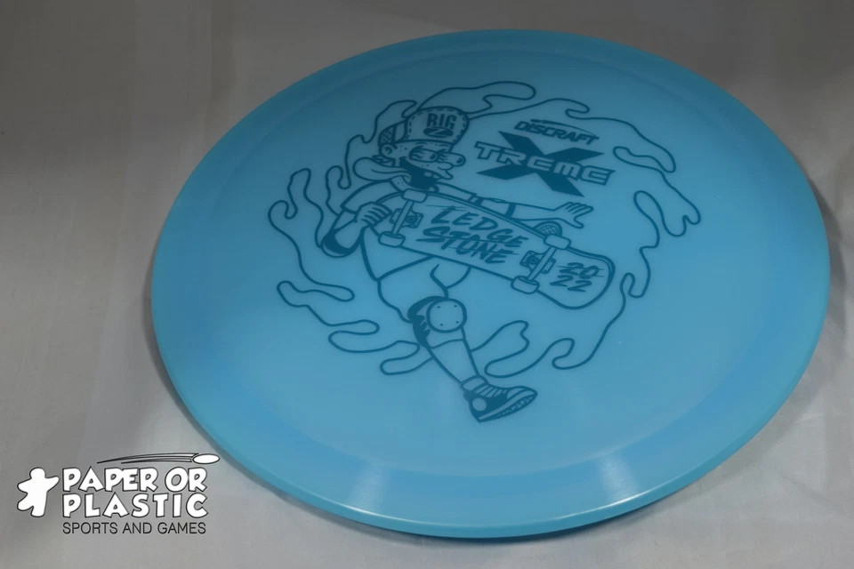 Discraft Ledgestone 2022 BIG Z XTREME Disc Golf 174 Driver Lt Blue NEW Navy Blue - Image 1 of 1