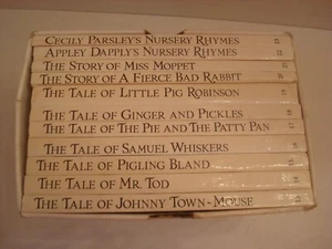 LOT OF BEATRIX POTTER COLLECTION HARD COVER 1986 BOOKS 13- 23 PETER RABBIT - Picture 1 of 8