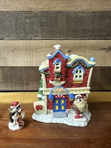 Vintage Looney Tunes Weihnachtsdorf Postamt mit Taz Sylvester RAR - Bild 1 von 10
