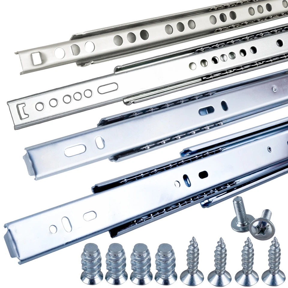 Schubladenschienen Teilauszug Vollauszug Schubladenauszug SoftClose Kugelführung - Bild 1 von 1