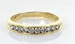 The Premier Diamond Anniversary Band Ring 18k Yellow Gold .40 Carats Size 10.5 - Picture 1 of 4