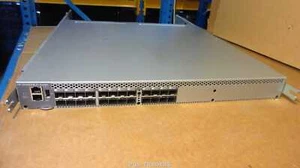 HP QW938A SN3000B 16Gb 24/24 24-Port Fibre Channel FC SAN 1U Switch + RM EARS - Afbeelding 1 van 3