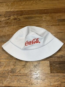 Sombrero de cubo Coca Cola blanco y rojo ¡Nuevo! Gorra Headwear - Imagen 1 de 4