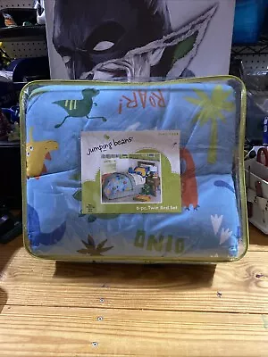 Jumping Beans Dino Roar Dinosaur Kids Boys Bedroom 6Piece Twin Bed Set Kohls - Image 1 of 4