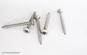 Tornillos de aglomerado cabezal de lente PZ acero inoxidable A2 3mm 3,5mm 4mm 4,5mm 5mm 6mm - Imagen 1 de 1