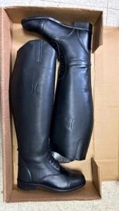 Devon Aire Damen Leder Feldstiefel *NEU* schwarz Größe 5 schmal * Stil #655 - Bild 1 von 4