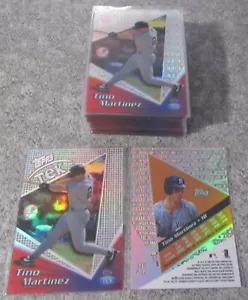 1999 TOPPS TEK TINO MARTINEZ NEW YORK YANKEES 33B SI SCEGLIE SPEDIZIONE GRATUITA - Foto 1 di 1
