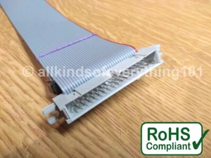** 34-FACH FLACHBANDKABEL MIT IDC BUCHSE/STECKER - 1m bis 5m ** - Bild 1 von 5
