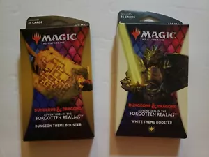 Tarjetas Magic The Gathering Dungeons & Dragons Forgotten Realms - 2 paquetes NUEVO - Imagen 1 de 10