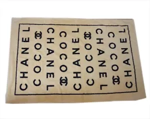Authentic CHANEL Beach towel, bath towel, logo, coco mark Cotton #6482 - Picture 1 of 9