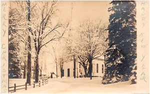 South Congregational Church St. Johnsbury Vermont VT 1900s RPPC Postcard Photo - Picture 1 of 2
