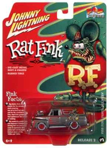 1955 FORD PANEL DELIVERY TRUCK "RAT FINK" 1/64 JOHNNY LIGHTNING JLSP259 - Picture 1 of 1