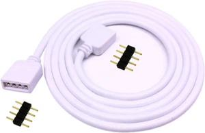 5M Cavo Di Prolunga Striscia LED RGB Prolunga Nastro LED Cavo Estensione Banda L - Foto 1 di 12