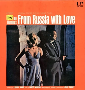 FROM RUSSIA WITH LOVE - 1972 LP Original Soundtrack OBI - Foto 1 di 8