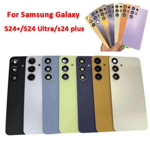 Cover vetro posteriore porta batteria + obiettivo per Samsung Galaxy S24+ S24 Ultra s24 plus - Foto 1 di 17