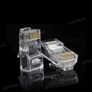RJ-45 network cable module crystal plug CAT-5/5e 8 core Ethernet connector - Picture 1 of 6