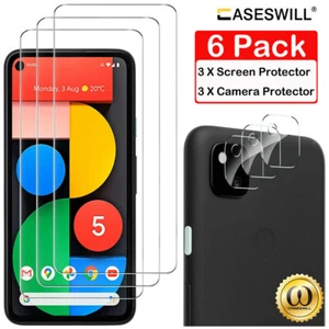 Protector de pantalla de vidrio templado HD para Google Pixel 9a 9 8a 8 Pro 7a 7 6a 6 5 XL - Imagen 1 de 8