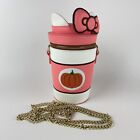 Very Rare Loungefly Sanrio Hello Kitty Pumpkin Spice Latte Crossbody Purse Bag