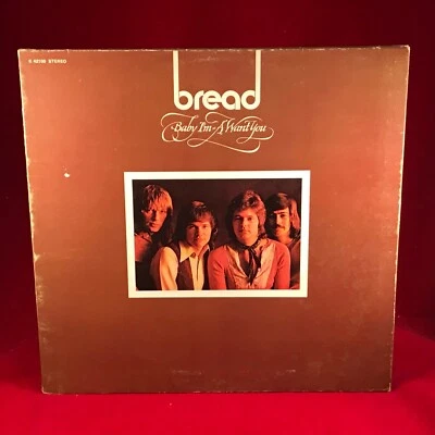 BREAD Baby I'm-A Want You 1972 UK vinyl LP + INSERT Elektra record i'm A - Image 1 of 4