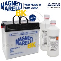 BATTERIA UNIBAT C60N30L-A = Y60N30L-A 12V 30AH MOTO GUZZI California Jackal 1100