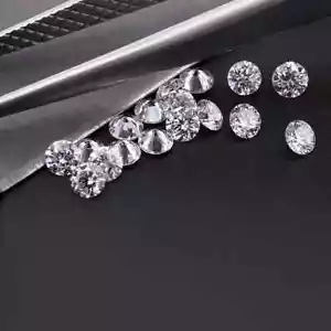 Loose Lab-Grown CVD Diamond LOT 3.00 mm D Color IF CLARITY 10 PCS Certified - Picture 1 of 6