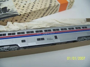 Vintage HO Scale Con-Cor Amtrak Superliner Coach Car Model 801 - Picture 1 of 4