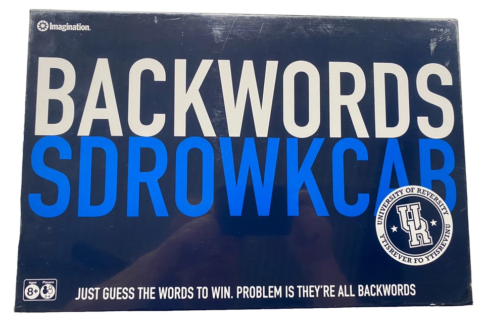 Backwords Board Game Brand New & Sealed Imagination 2007 Age 8+ Players 2-4  - Image 1 of 4