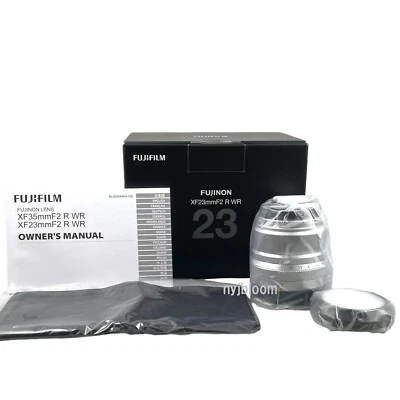New FUJIFILM XF 23mm f/2 R WR Lens  - SILVER - FUJI - Image 1 of 4