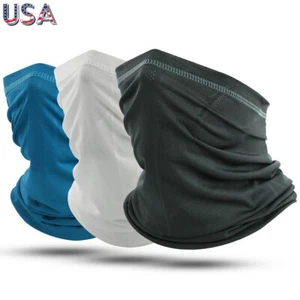 Neck Gaiter Bandana Face Mask Cooler UV Sun Protection Cooling Gator Head Shield - Picture 1 of 22
