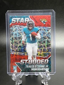 RC Travis Etienne Jr. 2021 Rookies & Stars Star Studded Red Velocity PRIZM - Picture 1 of 2
