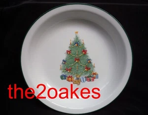 Corelle HOLIDAY MAGIC 10-1/4"Pie Baking Serving Plate Dish Christmas Bear Tree - Picture 1 of 1
