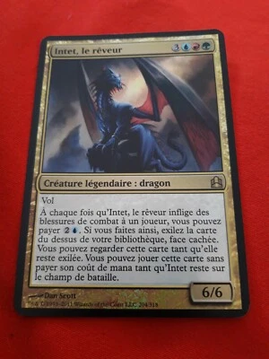 Intet The Dreamer Commander Rare Oversized Foil Card Magic MTG VF FR - Image 1 of 2