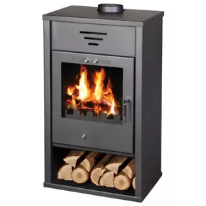 EEK A Wasserführender Kaminofen Victoria Triumph B schwarz– 15kW - Bild 1 von 3