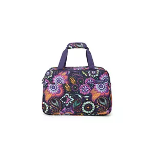 Tosca So-Lite Cabin Onboard Overnight Tote Bag Deluxe Jacquard Fabric Pai - Picture 1 of 1
