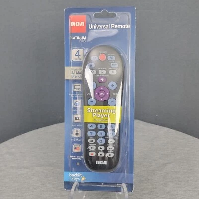 RCA Universal Television Remote Streaming Player Compatible RCR414BHE - Image 1 of 4