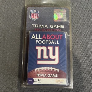 New In Package NFL Trivia Game Fundex All About Football NY Giants 2009 - Picture 1 of 7