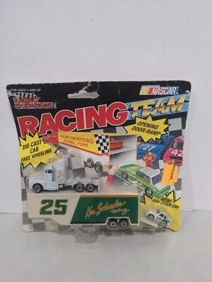 RACING CHAMPIONS INC RACING TEAM #25 KEN SCHRADER DIE-CAST CAB TRANSPORTER & CAR - Image 1 of 4