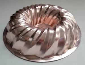 Bundt Pan Jello / Molde de Pastel Enchapado en Cobre Lata Cocina Decoración - Imagen 1 de 7