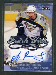 2007-08 Ultra Fresh Ink Autograph #FIAR Alexander Radulov *16793