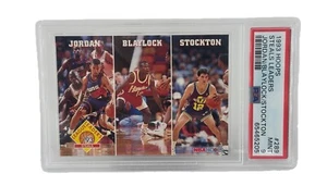 1993 Hoops Michael Jordan PSA 9 #289 Stockton Blaylock Karte schneller kostenloser Versand - Bild 1 von 2