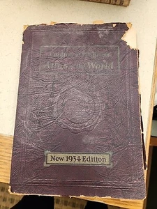 Vtg Atlas of the World Century of Progress 1934 World's Fair Edition Lloyd Smith - Picture 1 of 14