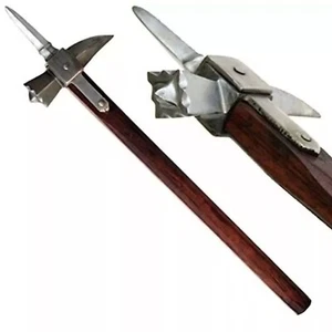 Medieval Warrior Functional Spiked Lucerne War Hammer Replica Collectible Weapon - Picture 1 of 4