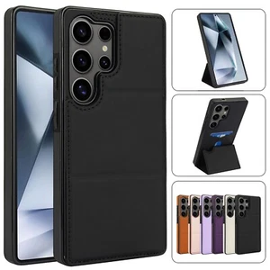 Shockproof Card Slot Tri-fold Stand Leather Case Cover For Samsung Galaxy Phone - Picture 1 of 59