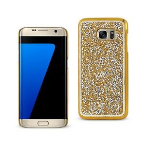 For Samsung Galaxy S7 EDGE Case Cover Bling Glitter Diamond Luxury Slim Gold