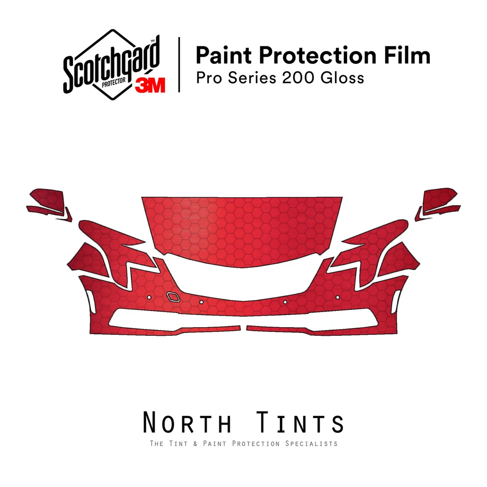 Sujetador transparente película de protección de pintura precortada serie 3M Pro Cadillac XTS 2018-2019 PPF Foto 1 de 4
